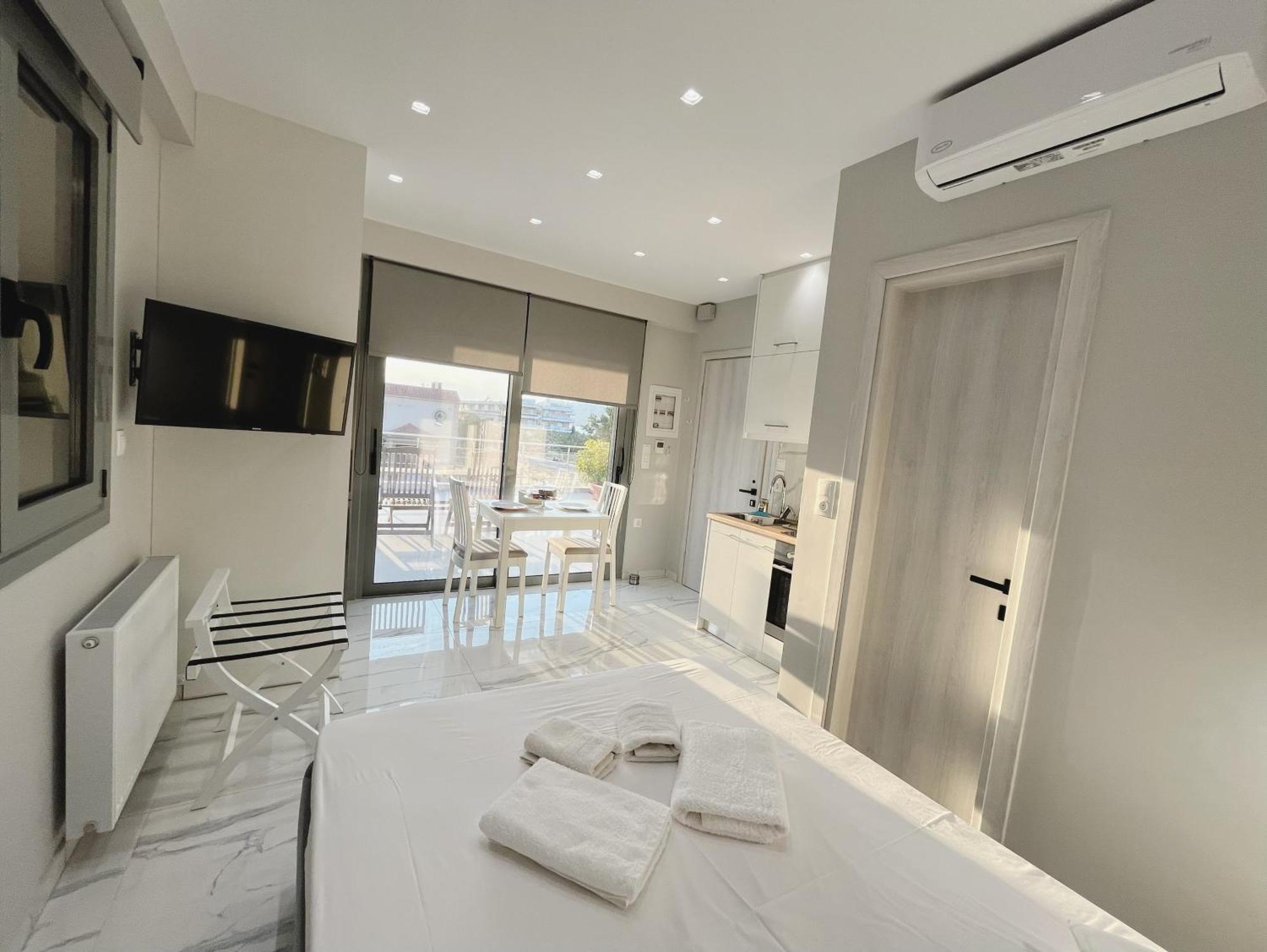 Blueline Apartment 2 Lutráki Kültér fotó